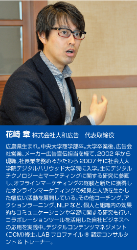 株式会社大和広告 代表取締役 花崎 章